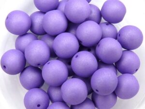 08-R-02010-29570 Saturated Lavender Round 8 mm. 25 Pc.-0