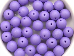 08-R-02010-29570 Saturated Lavender Round 8 mm. 25 Pc.-12126