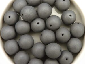 10-R-02010-29566 Saturated Titanium Round 10 mm. 15 Pc.-12037