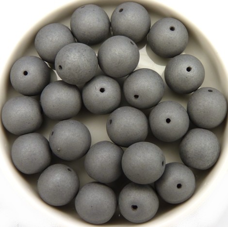 10-R-02010-29566 Saturated Titanium Round 10 mm. 15 Pc.-12037