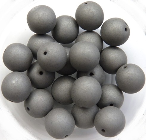 10-R-02010-29566 Saturated Titanium Round 10 mm. 15 Pc.-0