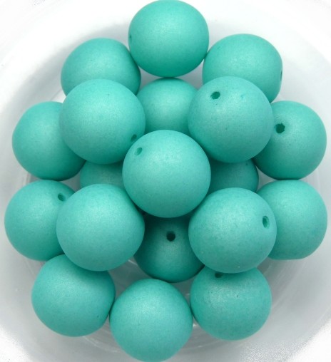 10-R-02010-29569 Saturated Mint Round 10 mm. 15 Pc.-0