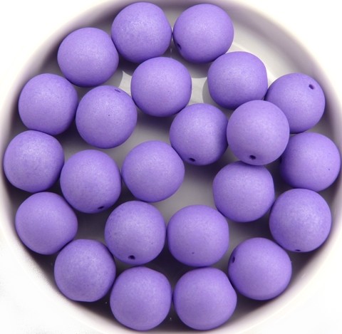 10-R-02010-29570 Saturated Lavender Round 10 mm. 15 Pc.-12131