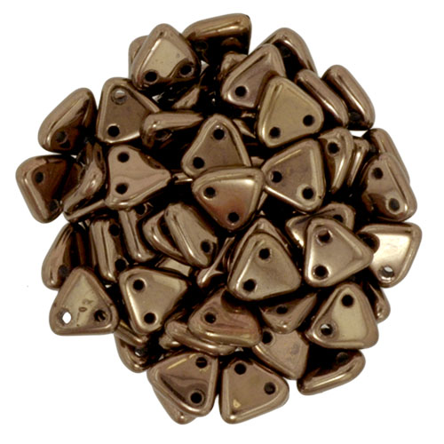 CMTR-23980-14415 CzechMates Triangle Dark Bronze, 10 gram-0 CMTR-23980-14415 CzechMates Triangle Dark Bronze, 10 gram-0