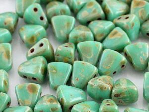 NB-63130-86800 Green Turquoise Picasso Nib-Bit™ 10 gram-12229