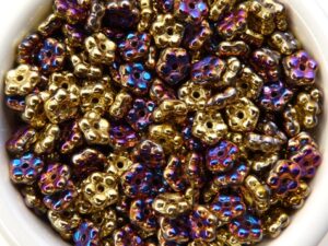FN-00030-98545 California Violet Forget-Me-Not Beads 50 Pc.-12164