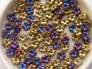 FN-00030-98545 California Violet Forget-Me-Not Beads 50 Pc.-0