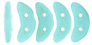 CMCR-S0009WH CzechMates Crescent ColorTrends: Opaque Limpet Shell 5 gram.-12409