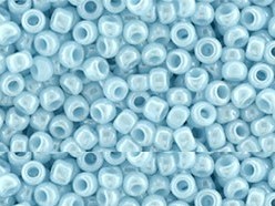 TR-08-0124 : Round 8/0 : Opaque-Lustered Pale Blue-0
