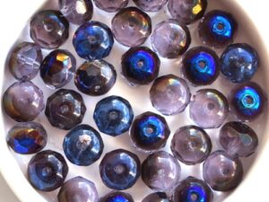 0080516 Light Alexandrite Azuro Rondelle 15 Pc.-0