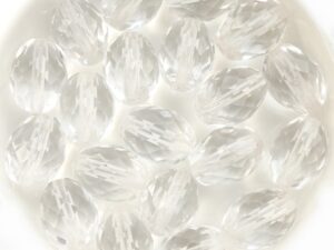 0150113 Crystal Oval facet. 12 x 9 mm. 9 Pc-12567