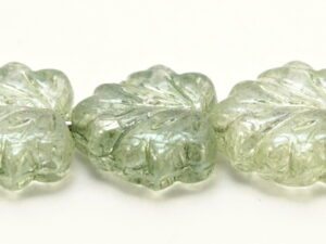 MPL-00030-14457 Crystal Green Luster Maple Leaf 15 Pc.-0