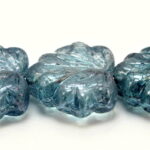 MPL-00030-14464 Crystal Blue Luster Maple Leaf 15 Pc.-0