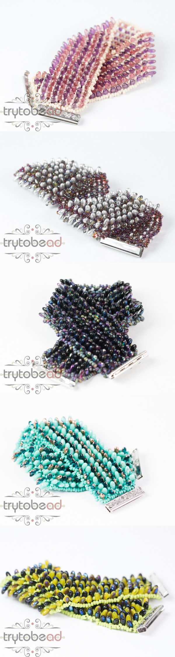 Link to the FREE tutorial: Simplicious Bracelet by Sabine Lippert-0