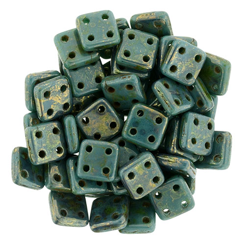 CMQT-63150LG CzechMates QuadraTile Persian Turquoise - Bronze Picasso-0