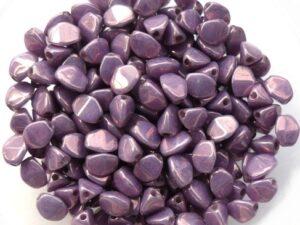 PI-03000-15726 Chalk White Lila Vega Luster Pinch Beads 10 gram-0