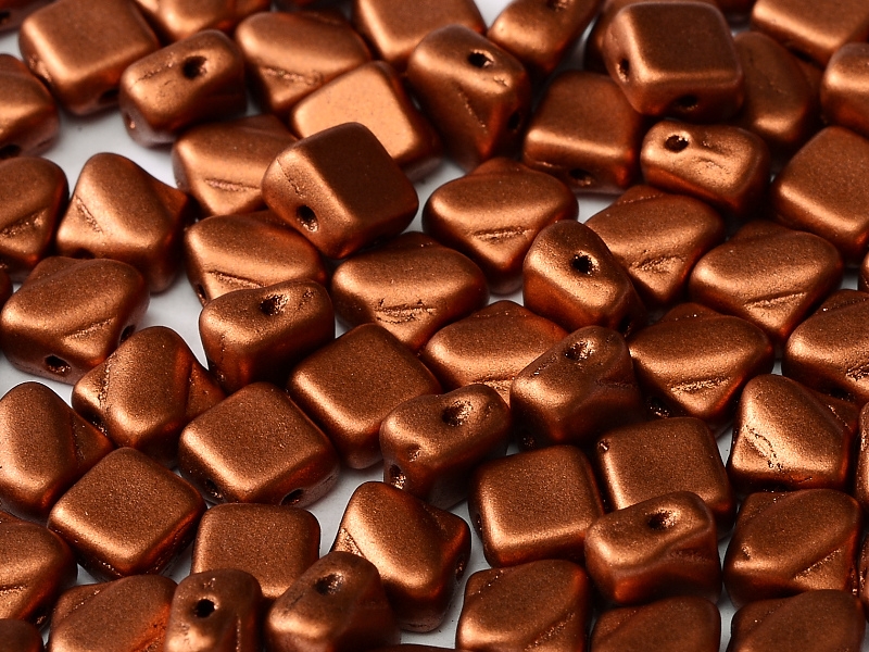 SL-00030-01750 Silky Bead, Crystal Silky Copper 30 Pc.-0 SL-00030-01750 Silky Bead, Crystal Silky Copper 30 Pc.-0