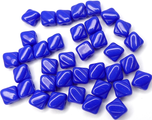SL-33060 Silky Bead, Opaque Royal Blue 30 Pc.-0 SL-33060 Silky Bead, Opaque Royal Blue 30 Pc.-0