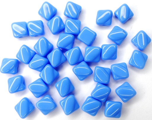 SL-33100 Silky Bead, Opaque Sapphire Blue 30 Pc.-0 SL-33100 Silky Bead, Opaque Sapphire Blue 30 Pc.-0
