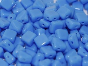 SL-33100 Silky Bead, Opaque Sapphire Blue 30 Pc.-12662