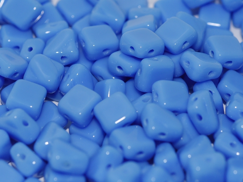 SL-33100 Silky Bead, Opaque Sapphire Blue 30 Pc.-12662