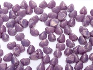 PI-03000-15726 Chalk White Lila Vega Luster Pinch Beads 10 gram-12696