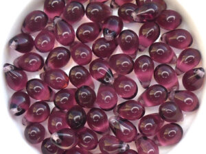 0080241 Amethyst drop 40 Pc.-12951