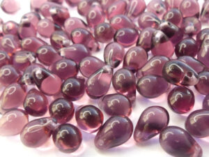 0080241 Amethyst drop 40 Pc.-0