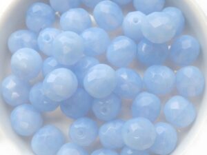 0090135 Light Opal Sapphire, facet 8 mm. 12 Pc.-0