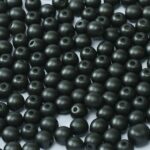 10-R-02010-29400 Alabaster Metallic Black Round 10 mm. 15 Pc.-0