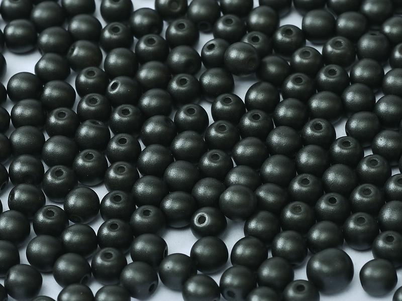 10-R-02010-29400 Alabaster Metallic Black Round 10 mm. 15 Pc.-0 10-R-02010-29400 Alabaster Metallic Black Round 10 mm. 15 Pc.-0