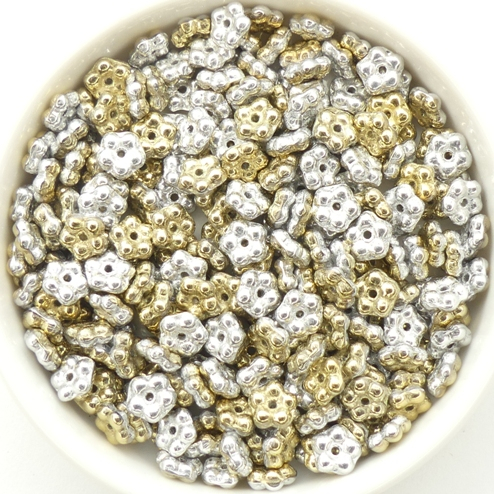 FN-00030-98550 California Silver Forget-Me-Not Beads 50 Pc.-0 FN-00030-98550 California Silver Forget-Me-Not Beads 50 Pc.-0