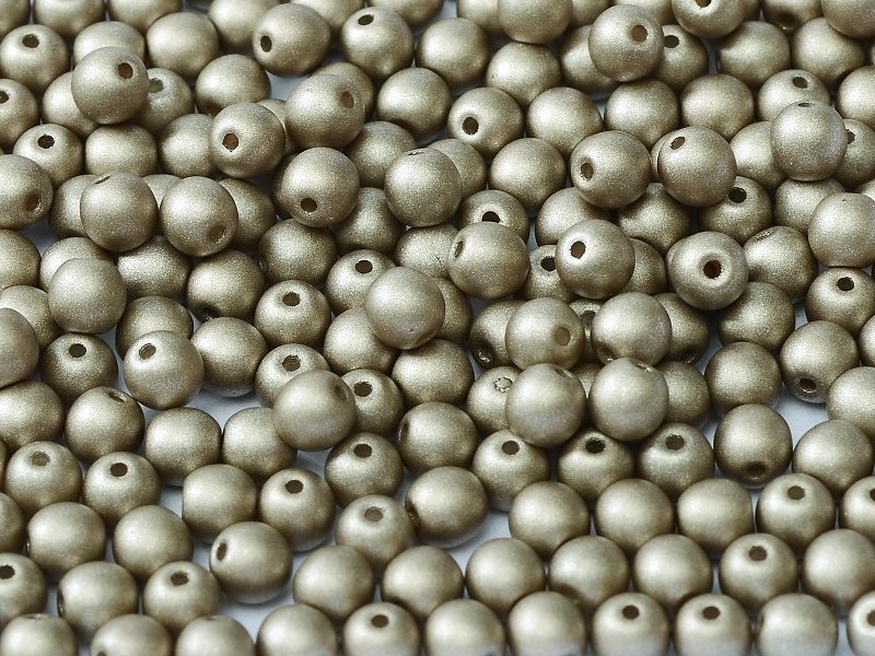 10-R-02010-29416 Alabaster Metallic Mat Grey 10 mm. 15 Pc.-0