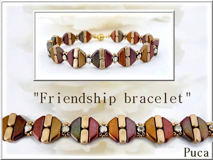 Friendship Bracelet Gratis Patroon bij Tinos® par Puca® -0