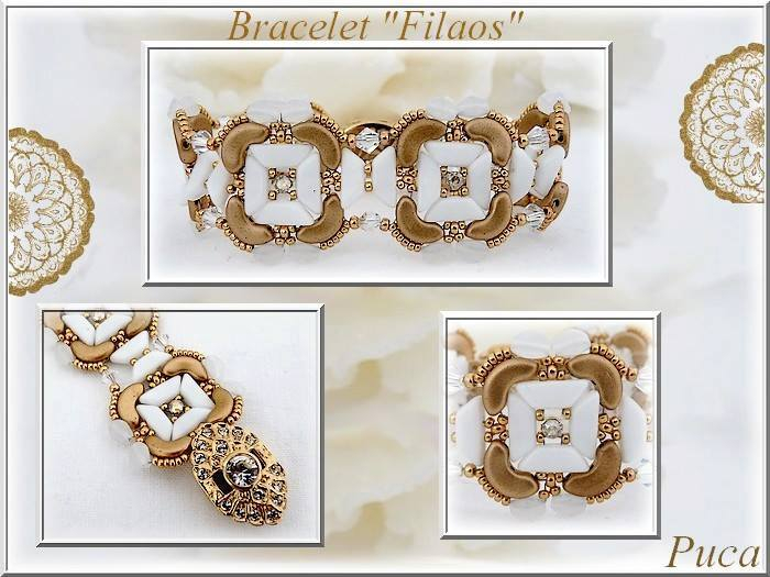 Filaos Bracelet, Gratis Patroon bij Tinos® par Puca® -13546