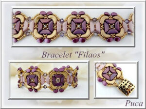 Filaos Bracelet, Gratis Patroon bij Tinos® par Puca® -13612