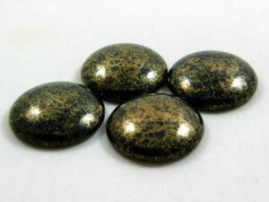CP-18 Jet Bronze Cabochon Par Puca® 18 mm. Round-13482