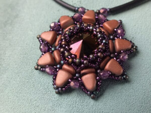 Solaris Pendant, Free Pattern with Nib-Bit™ Beads.-0