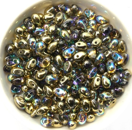 CD-00030-98536 Crystal Golden Rainbow Czech Drops 50 Pc.-13346