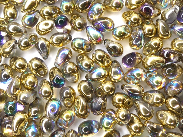 CD-00030-98536 Crystal Golden Rainbow Czech Drops 50 Pc.-13348