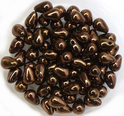 CD-23980-15726 Jet Lila Vega Luster Czech Drops 50 Pc.-0 CD-6x4-23980-15726 Jet Lila Vega Luster Czech Glass Drops