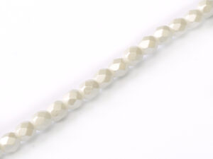 FP-04-02010-25001 Pastel White Pearl facet 4 mm. 50 Pc.-0