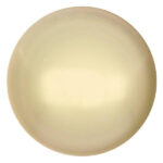 CP-25 Cream Pearl Cabochon Par Puca® 25 mm. Round-0