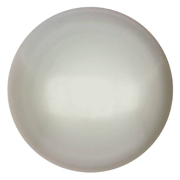CP-25 White Pearl Cabochon Par Puca® 25 mm. Round-0