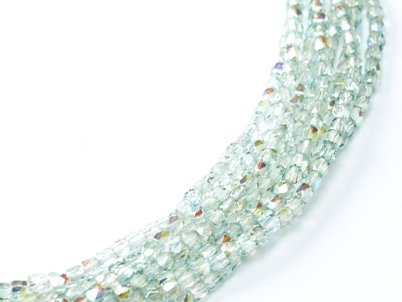 2FP-00030-98538 Fire Polished Crystal Blue Rainbow 2 mm.-0 2FP-00030-98538 Fire Polished Crystal Blue Rainbow 2 mm.-0