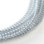 04-132-19001-70462 Shiny Powder Grey/Blue Glass Pearl 120 Pc.-0