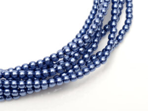 04-132-19001-10190 Shiny Persian Blue Glass Pearl 120 Pc.-0