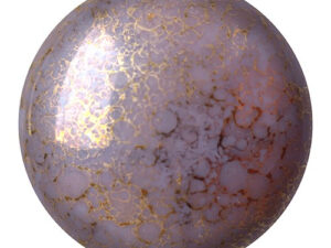 CP-25 Opaque Amethyst Bronze Cabochon Par Puca® 25 mm. Round-0