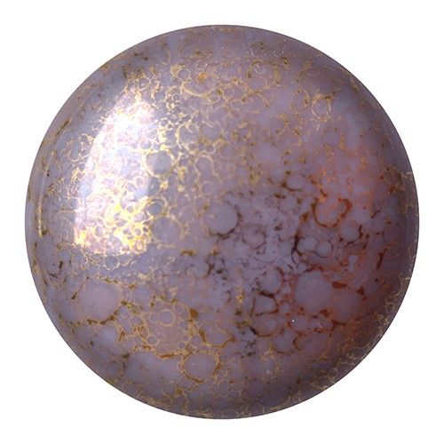 CP-25 Opaque Amethyst Bronze Cabochon Par Puca® 25 mm. Round-0