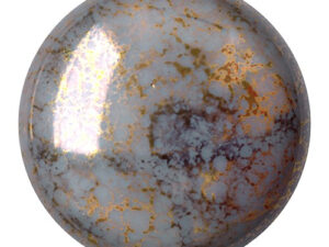 CP-18 Opaque Grey Bronze Cabochon Par Puca® 18 mm. Round-0